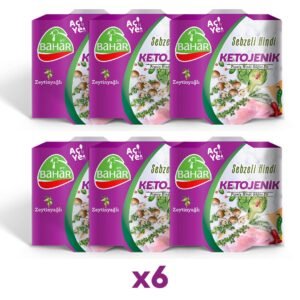 Pişmiş Hindi Sebzeli Ketojenik 155g x 6 Adet